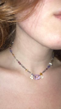 Image 2 of Collier en perles de verre / Pièce unique