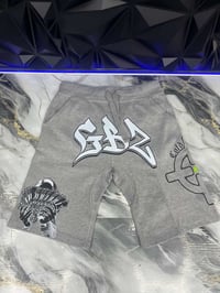 Gray- GBZ X COLDSHOOTER  shorts 