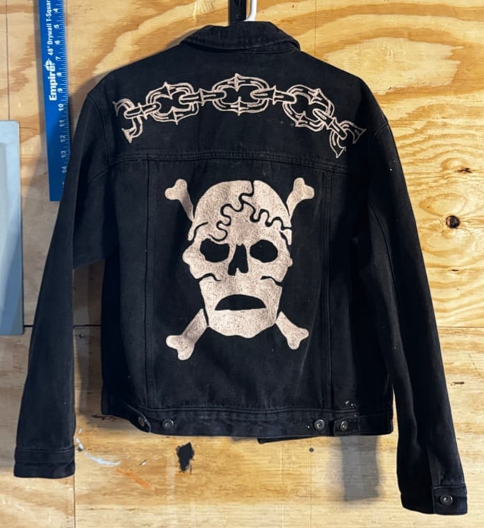 skull chainstitch jacket