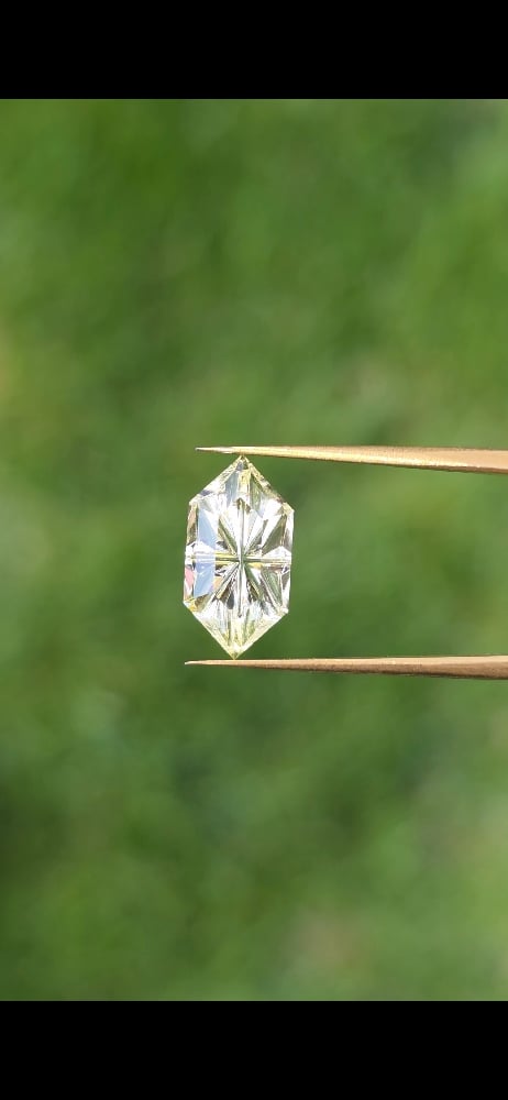 Image of Champagne Sapphire — Dutch Marquise Fantasy Cut