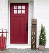 4ft Red Oak Welcome to our Home wooden sign