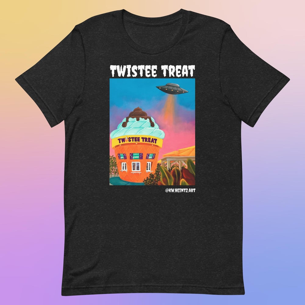 Image of Weird Florida Local Art Shirt | Twistee Treat Ice Cream Alien Abduction Shirt