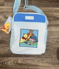 mini pooh light blue diaper bag 