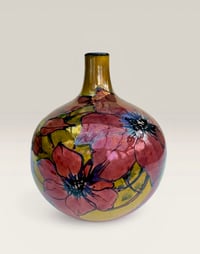 Image 1 of "Clematis” reduction lustre vase