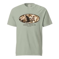 Image 1 of Goose Creek Co Brown Camo Unisex garment-dyed heavyweight t-shirt