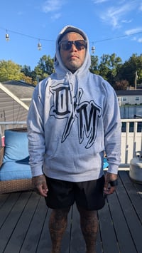Image 1 of O/M Logo hoodie - grey