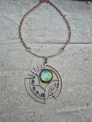 Earth eye necklace 