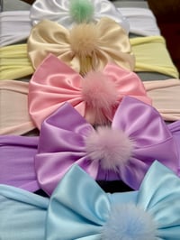 Image 1 of Mink bow headband 