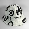 Head Hugs-white with black