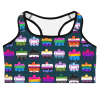 Image 1 of Pride Flags Sports bra