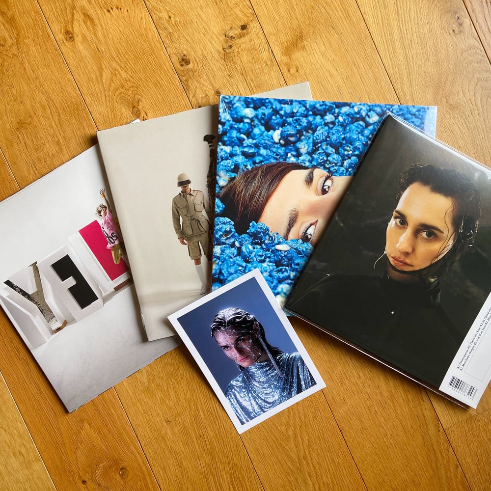 Image of 4 YELLE ALBUMS VINYL PACK + SIGNED POSTCARD