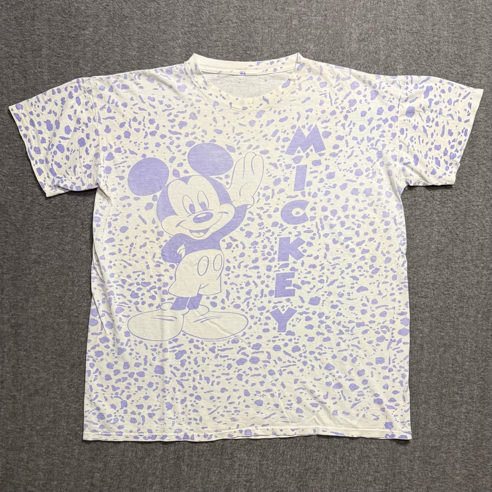 Image of 1990s Disney Mickey Mouse AOP Graphic Tee (XXL)