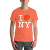 Unisex T-shirt, New York (Brown & Orange)