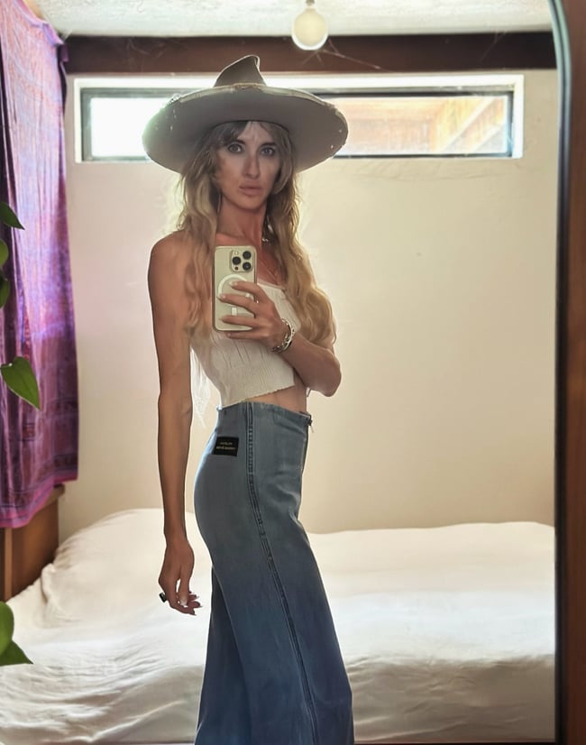 70s zip-around denim