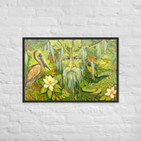 Image 1 of L'ohmme Feuilllu Framed Poster