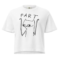 Image 1 of Women’s heavyweight boxy tee fart 