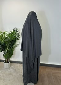 Image 5 of grey jersey khimār