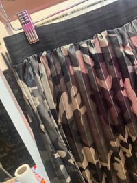 Image 2 of camo pleated skirt 