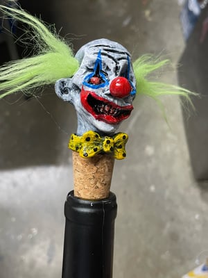 Image of Zombie Clown Wine Topper