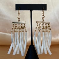 Image 5 of Raijin Dentalium Earrings