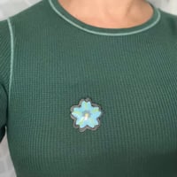 Image 3 of Star Flower in Blue & Yellow