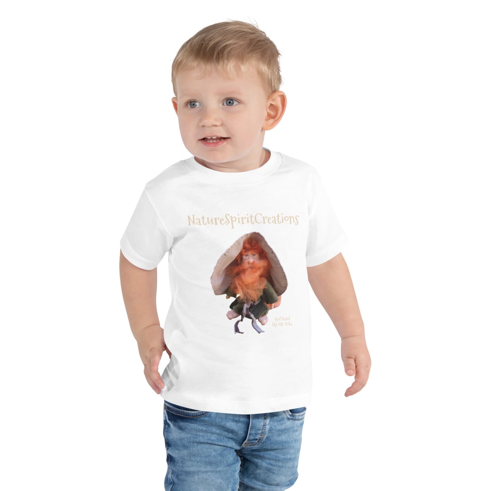 Image of Toddler Short Sleeve Tee Red Beard Big Hat Tribe