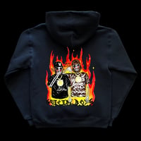 Image 2 of SB BURNING HOODIE