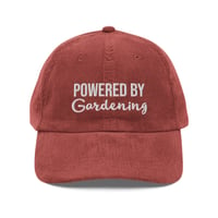 Image 1 of Powered by Gardening Vintage corduroy cap