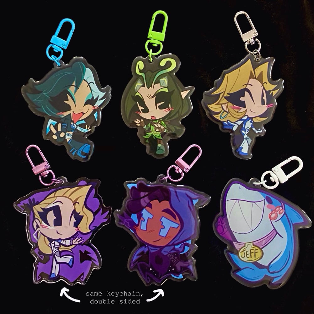 Image of Marvel Support Keychains