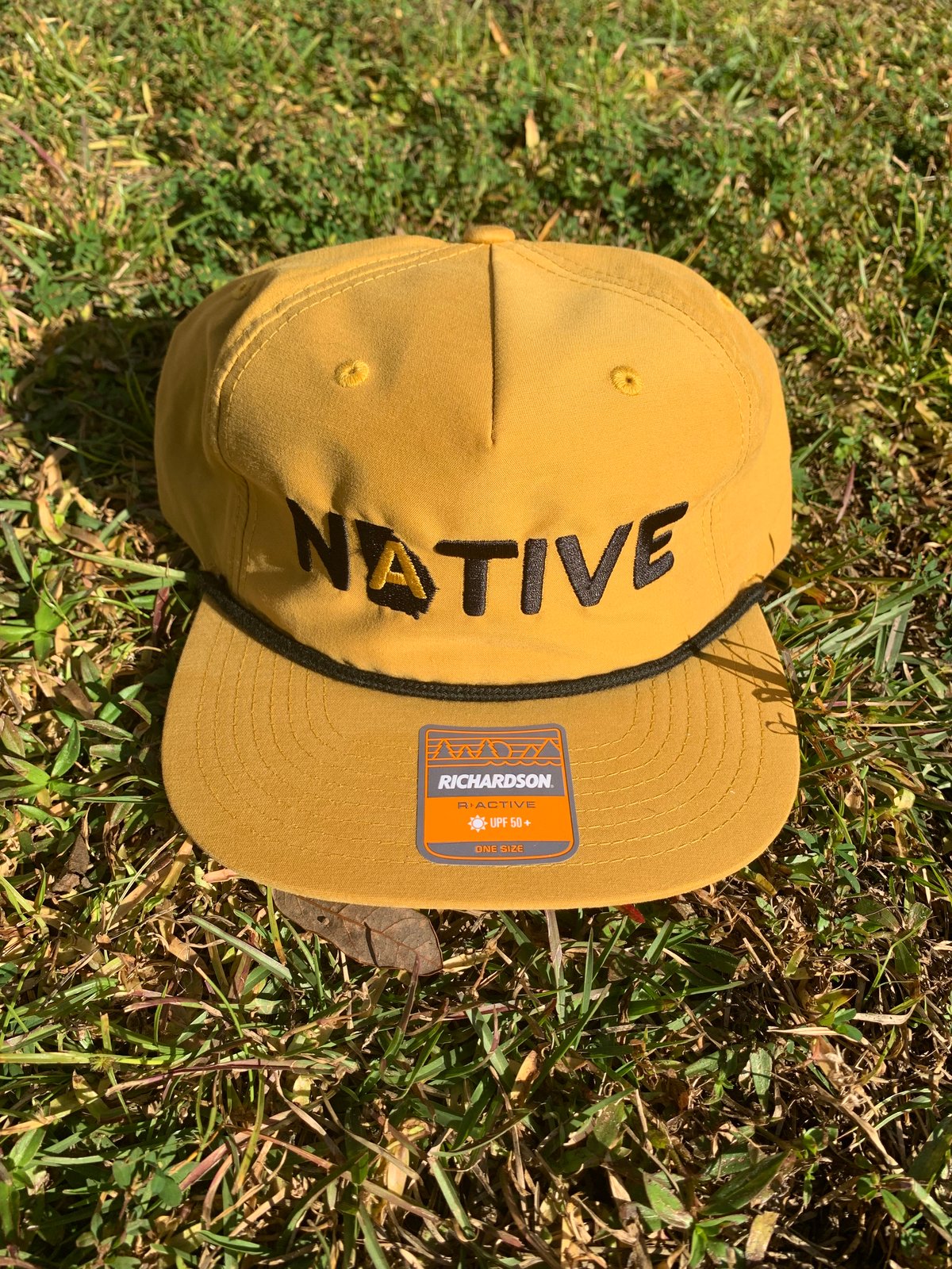 Image of Georgia Native Rope UPF Hat Gold