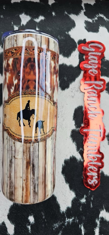 Image of 20 oz Roping Cowboy