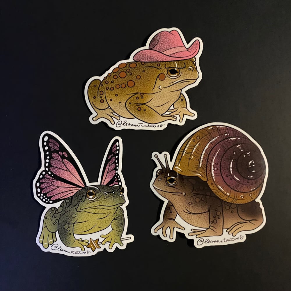 Image of Toadally Cool Sticker Set