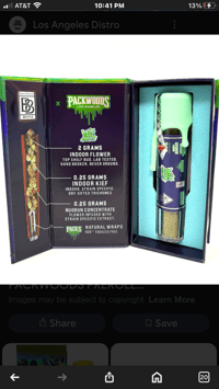 Image 2 of Backpack Boys x Packwoods PreRoll 2g Blunt Thca