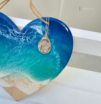 Image 5 of Beach Waves fine silver stud earrings