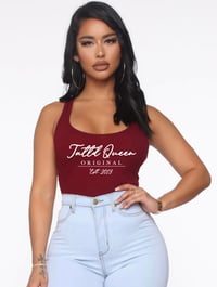 TATTD QUEEN ORIGINAL TANK!! BURGUNDY 🤎