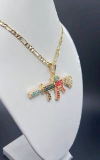 Image 3 of GOLD COLOR DIAMOND GUN 