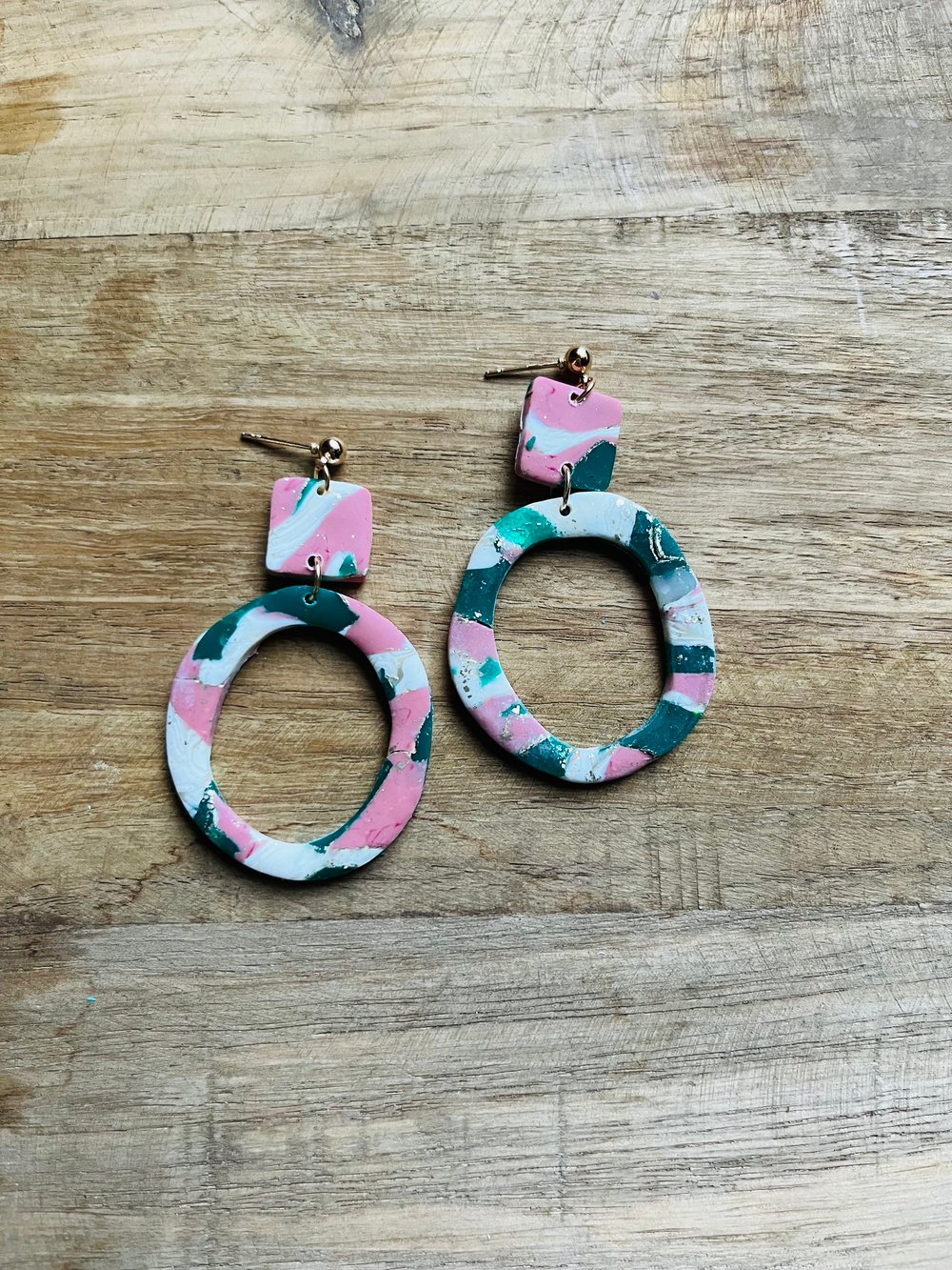 Image of Biscayne in Pink Green mix