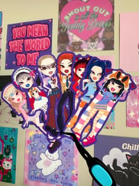 Image 1 of xg 'something ain't right' bratz-inspired stickers.