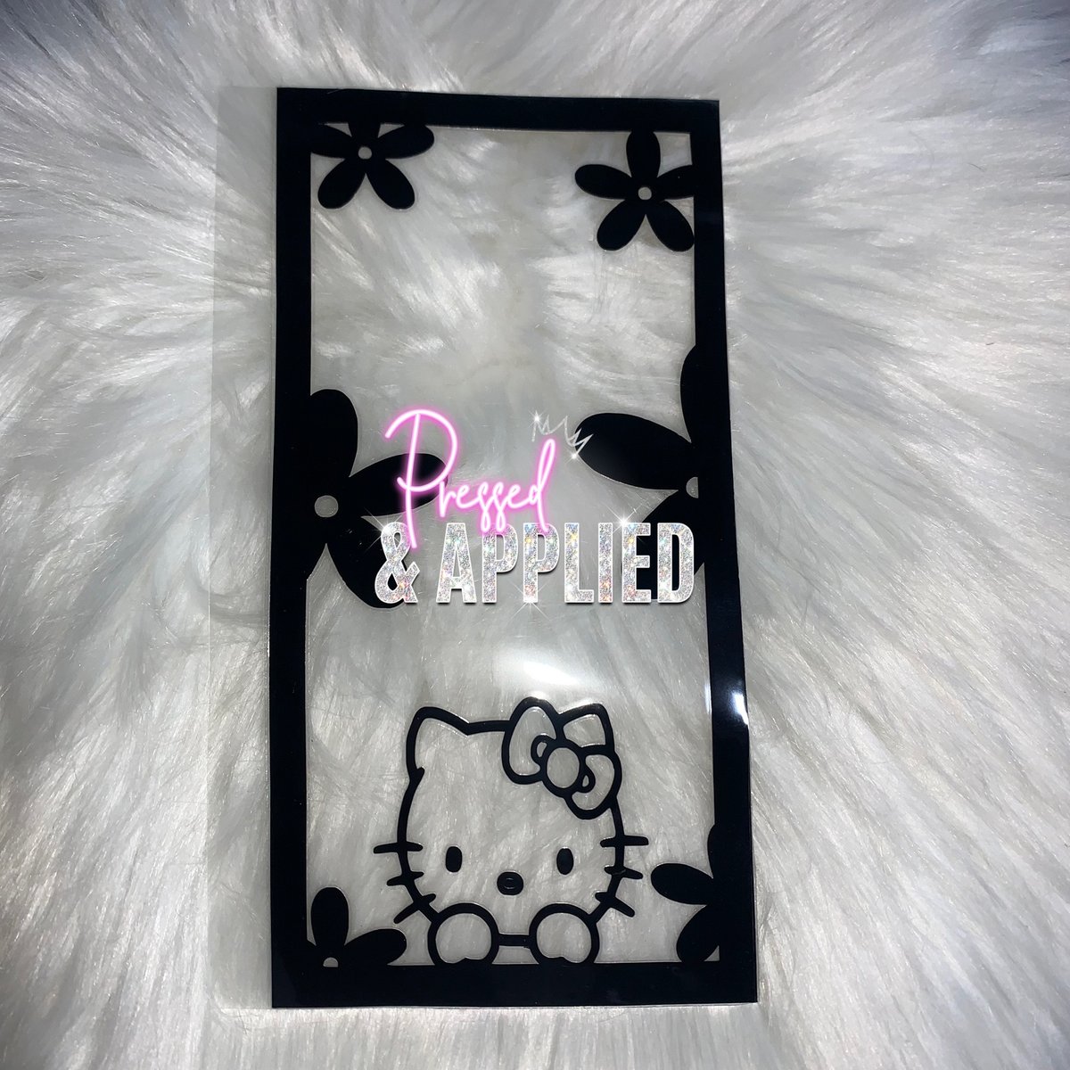 Hello Kitty Dashboard, Laminated A6 Dashboard