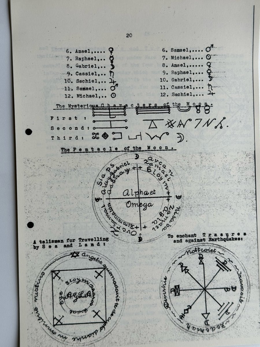 Image of Photocopy of an unpublished English typescript from the estate of Franz Bardon Talismanic Magic