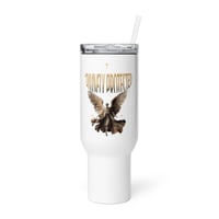 Image 1 of DIVINELY PROTECTED Travel mug with a handle