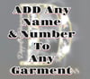 ADD NAME AND NUMBER