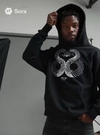 Image 3 of GEMINI SNAKE HOODIE 