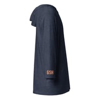 Image 3 of Double-Barrel Hooded Long-Sleeve Tee