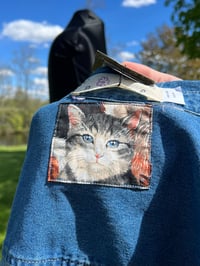 Image 4 of XL Kitten Vest Button Down