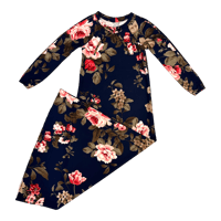 7/8 Navy Floral 