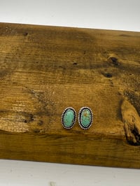 Image 1 of the Jade Studs