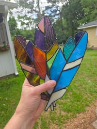 Image 3 of Stained glass feather 02