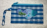 Image 1 of Turquoise Palaka clutch
