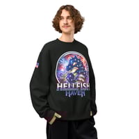 Image 9 of Oversized USA 250 Patriotic Hellfish Haven heavyweight sweatshirt